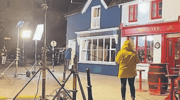 EchoLIVE.ie image of filming at West Cork Studios